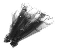 Angoily Voile de Mariée Noir Dentelle Légère avec Nœud Décoratif Bandeau Halloween pour Enterrement de Vie de Jeune Fille Voile Gothique Vampire pour Cosplay et Fête