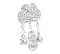 Angoily Yi Silver Jewelry Miao En Aluminium Décoration Pendentifs Ethniques Remplaçables Accessoire Ornements De Réparation De Vêtements Pendentif De Vêtements Bricolage