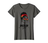 Angolaise Girl Drapeau Angola Femme T-Shirt