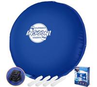 Angooni Oreiller de piscine rond robuste de 3 m avec cordes robustes - Oreillers de piscine en PVC de 0,4 mm d'épaisseur pour l'hiver avec double valve de gonflage Boston - Convient pour les piscines