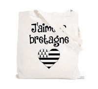 ANGORA Sac Shopping 'J'aime la Bretagne'