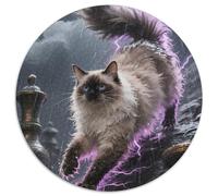Angora Turque 1000 Pièces Animaux de Compagnie Puzzle pour Adulte Jeu D'Intelligence De l'art De La DécoRation Moderne Adultes Et Enfants Dès 14 Ans 1000pcs (67.5x67.5cm)