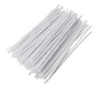 Angoter 100pc Nettoyage Coton Blanc Tabac Pipe Outil de Nettoyage de tuyaux de fumée pour Le Nettoyage dans l'espace Tight Craft Art chenile bâton