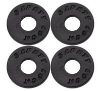 Angoter 4PCS Guitare électrique avec Serrure Blocs en Caoutchouc Matériel Guitare Basse Sangle de Verrouillage Guitare Pièces et Accessoires
