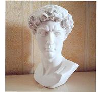 Angoter David Head Portraits Buste Mini Statue Gypsum Buonarroti Décoration Résine Art Artisanat Pratique Sketch
