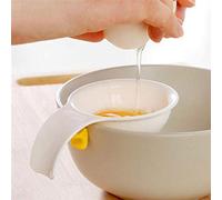 Angoter Mini-Jaune d'oeuf Blanc séparateur avec Support en Silicone en Plastique Blanc Jaune d'oeuf Seperator Separator Cuisine Cuisine Gadget Sieve Outil