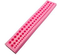 Angoter Perle chaîne Silicone Fondant Moule Perle Fermeture éclair gâteau Perle Pâte de Sucre Perle Clay Craft Border comme Le Chocolat Moule Moule en Silicone au Hasard