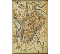 Angoulême France Map Journal: Vintage Map Notebook