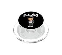 Angry Bad Boys Style, Cool Teddy Bear Bad Boy Graphic Design PopSockets PopGrip pour MagSafe