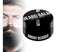 Angry Beards - BALM - STEVE THE CEO - Baume à barbe pour homme - Soin de la barbe pour hommes - Parfum puissant aux substances naturelles