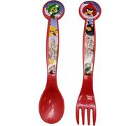 Angry Birds - Figurines - Lot de 2 couverts - Plastique SG35063 (Taille unique) (Rouge)