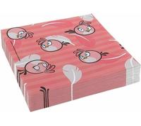 Angry Birds - Lot de 20 serviettes - Papier SG26680 (taille unique) (Rose/Gris/Noir)