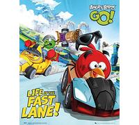 Angry Birds Mini Poster Race + accessoires pas de cadre