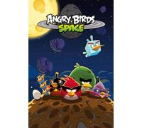 Angry Birds - Poster - Véhicules Espace + 1 Packung tesa Powerstrips® - Inhalt 20 Stück