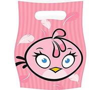 Angry Birds - Sacs de fête Stella pack de 6 SG28306 (taille unique) (Rose)