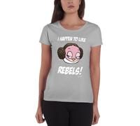 Angry Birds : Star Wars I Like Rebels ! Tee-Shirt Gris Femme
