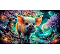 Angry-Cat-Illustration Puzzle de 1000 pièces pour Enfants de 12 Ans Décoration Carton 100% recyclé 38x26cm/1000pcs