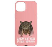 Angry Cat Mom - for Really Evil Cat Owner Funny Pun Design Coque pour iPhone 15 Plus