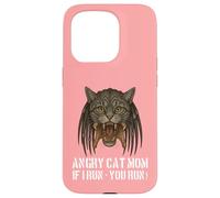 Angry Cat Mom - for Really Evil Cat Owner Funny Pun Design Coque pour iPhone 15 Pro