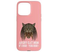 Angry Cat Mom - for Really Evil Cat Owner Funny Pun Design Coque pour iPhone 15 Pro Max