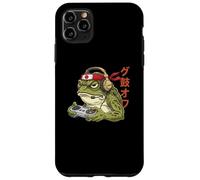 Angry Frog Gamer Drapeau Japonais Bandana Rétro Controller Game Coque pour iPhone 11 Pro Max