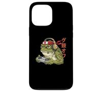 Angry Frog Gamer Drapeau Japonais Bandana Rétro Controller Game Coque pour iPhone 13 Pro Max