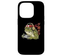 Angry Frog Gamer Drapeau Japonais Bandana Rétro Controller Game Coque pour iPhone 14 Pro