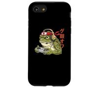 Angry Frog Gamer Drapeau Japonais Bandana Rétro Controller Game Coque pour iPhone SE (2020) / 7/8