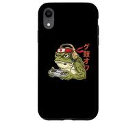 Angry Frog Gamer Drapeau Japonais Bandana Rétro Controller Game Coque pour iPhone XR