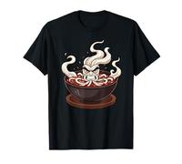 Angry Hot Noodle Soup Monster Kawaii Bol Ramen T-Shirt