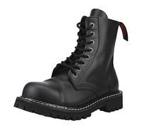 Angry Itch - 8-Trous Gothique Punk Cuir Noir Rangers - Pointures 36-48 - Fabriquée en EU!, EU-Größe:EU-41