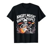 Angry Music for Happy People Emo Fan Punk Auditeur T-Shirt