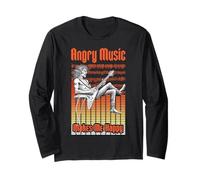 Angry Music Makes Me Happy Guitarist Heavy Metal Manche Longue