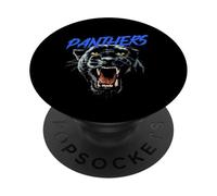 Angry Panther Big Cat Predator Majestic Beast Amoureux des Animaux PopSockets PopGrip Adhésif
