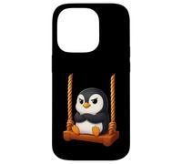 Angry Penguin Cartoon Swing Amusement Amusement Coque pour iPhone 14 Pro