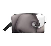 Angry Rhino Trousse de toilette de voyage, trousse de maquillage, trousse à cosmétiques, trousse de toilette à suspendre pour femme et homme, gym quotidien