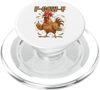 Angry Rooster F Caw F Funny Chicken Attitude PopSockets PopGrip pour MagSafe