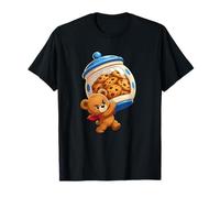 Angry Teddy Bear Pot à Biscuits Portant Un Grand Pot à Biscuits T-Shirt