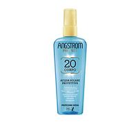 AngSTROM Eau solaire de protection SPF 20 avec filtres Solaires appareil photo UVA/UVB, Spray solaire à Action Hydratante et Emolliente, Résistant à l'eau et au Sudore, Dermatologiquement testé, 140 ml