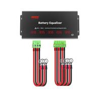 ANGUI KBM105S Égaliseur de batterie au plomb LiFePO4 5 x 12 V avec interrupteur tactile Contrôleur de tension Connexion écran LED (KBM105S)
