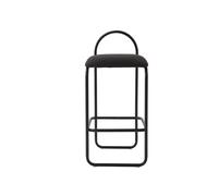 AYTM Tabouret de bar Angui bouclé Anthracite