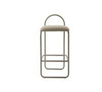 ANGUI Tabouret de Bar 82,5 cm Taupe