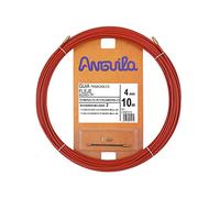 Anguila 20400010 Guide passe-câble en acier + polypropylène Rouge 10 m