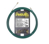 Anguila - Max 3mm Fibre De Verre/Nylon Oeillet Vert 12m