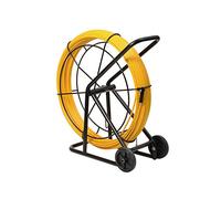 Anguilla 3.1115 Passe-câble industriel en fibre de verre + polypropylène de 11 mm 100 m avec Contenedo VH800, bornes interchangeables, jaune, 100 mètres