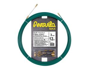 Anguilla Max 35030012 Guide passe-câble en fibre de verre renforcée + nylon, vert, 12 m