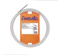 Anguilla - Passe-câble fixe souple Nylon 3 mm 25 m naturel