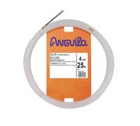 Anguilla - Passe-câble fixe souple Nylon 4 mm 25 m naturel