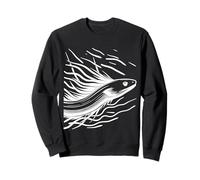 Anguille-feu Linéaire Aquariophile Sweatshirt