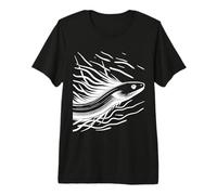 Anguille-feu Linéaire Aquariophile T-Shirt Haut de Gamme